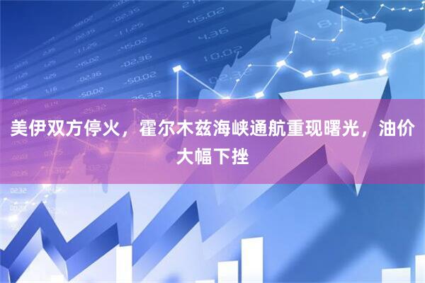 美伊双方停火，霍尔木兹海峡通航重现曙光，油价大幅下挫